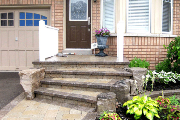 durham-foxy-landscaping-beige-steps-front-entrance-3